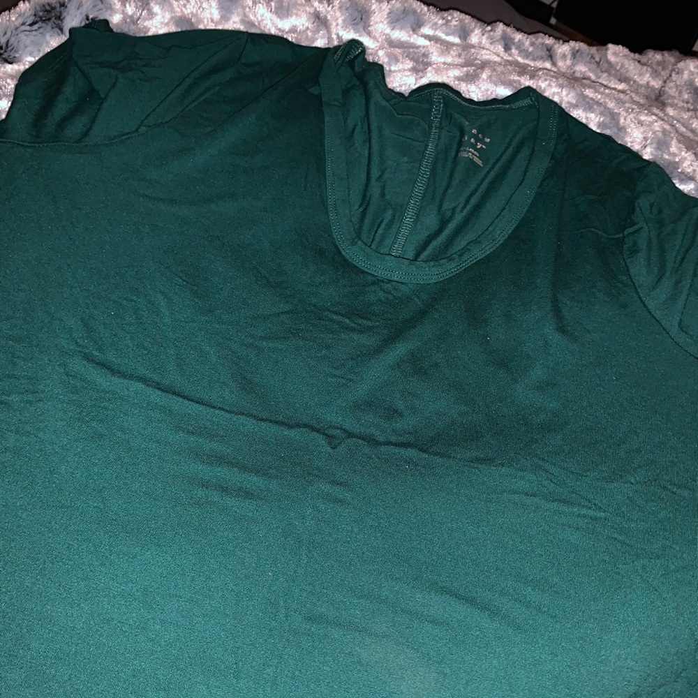 Green shirt